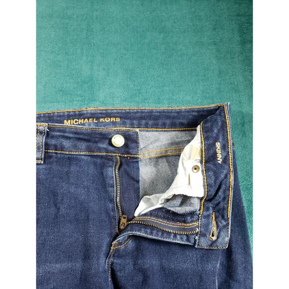 Michael Kors Jeans Size 6 Womens Blue Pants Denim Mid Rise Skinny - Picture 6 of 13